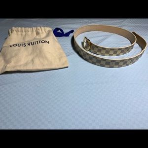 Louis Vuitton Damier Azur Belt